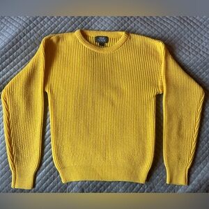High Sierra Yellow Ribbed Pullover Sweater